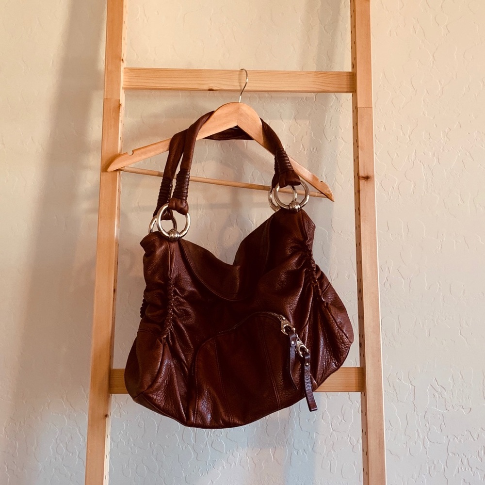 B. Makowsky Handbag Genuine Leather